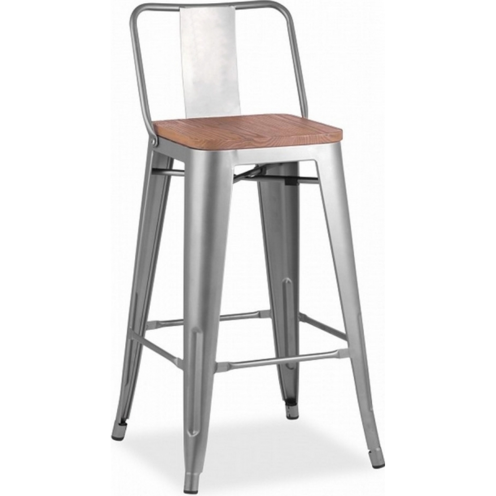 Барный стул Tolix серого цвета в аренду