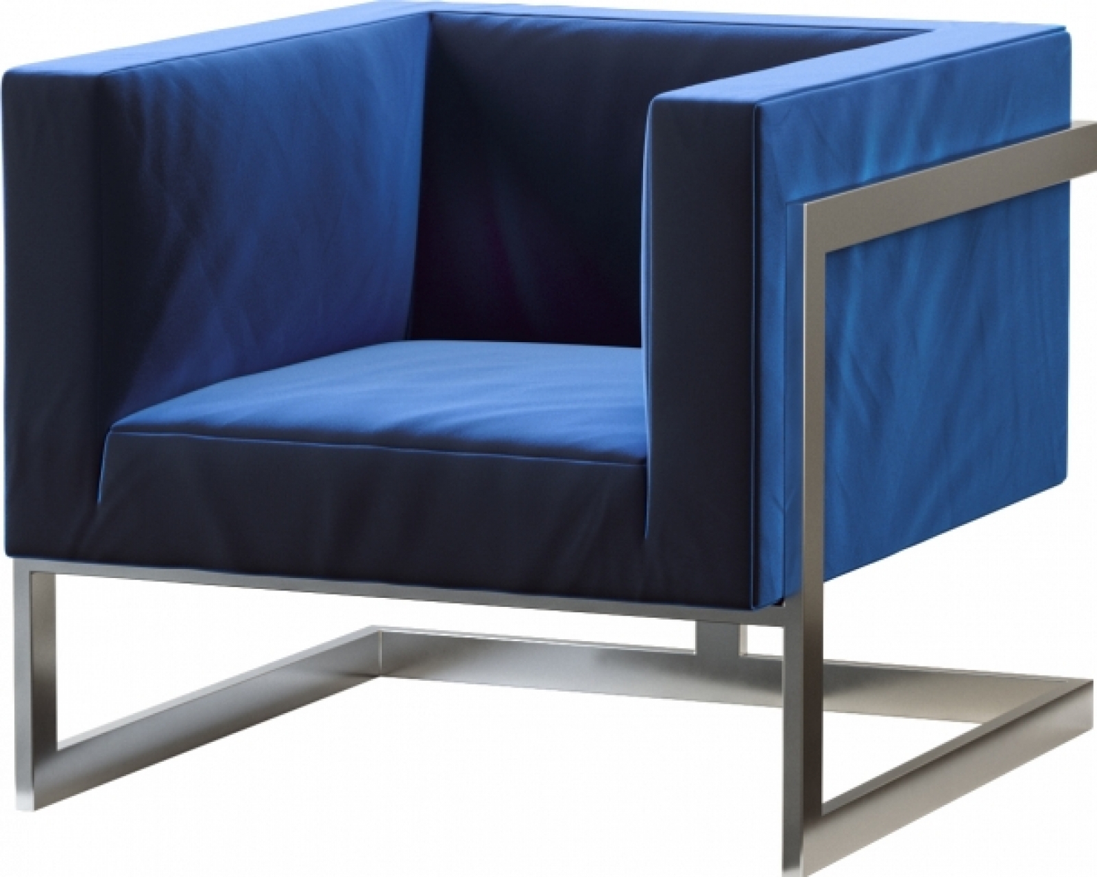 Кресло Andrian синего цвета в аренду