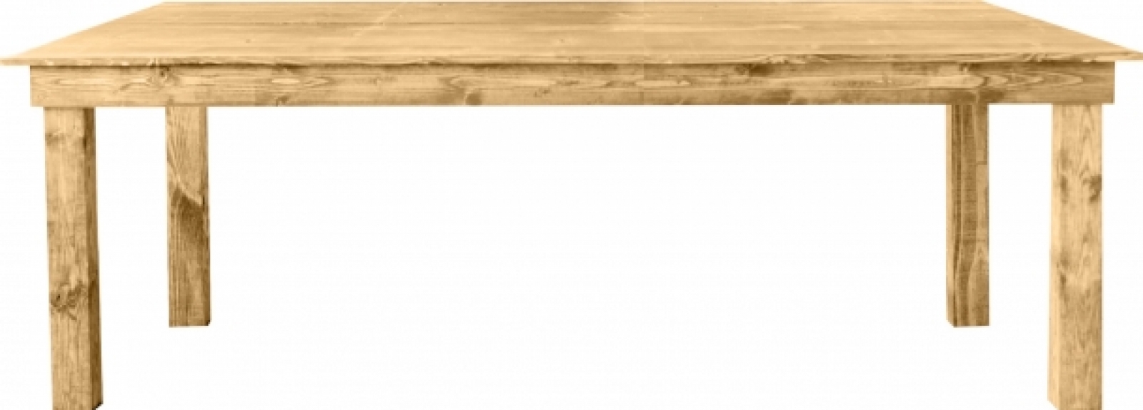 Стол Rustic коричневого цвета в аренду