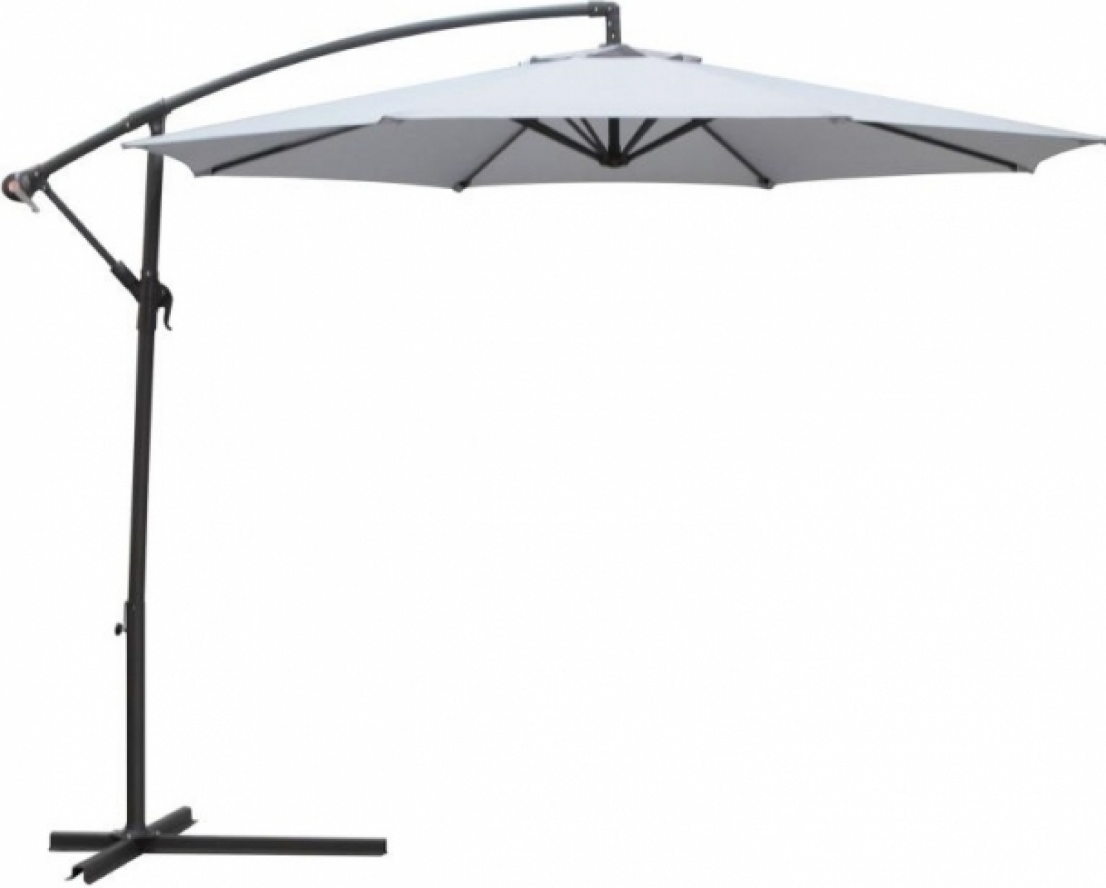 Уличный зонт Carlse серого цвета в аренду