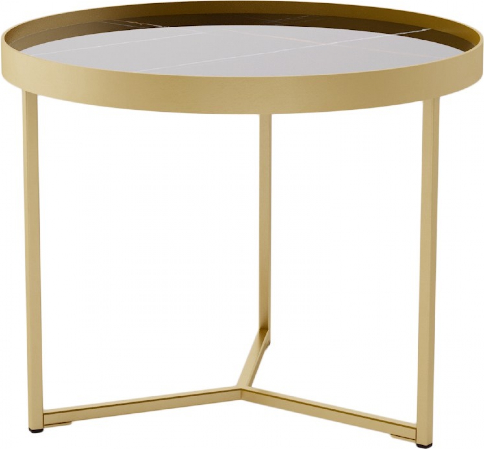 Журнальный стол Alice золотистого цвета в аренду
