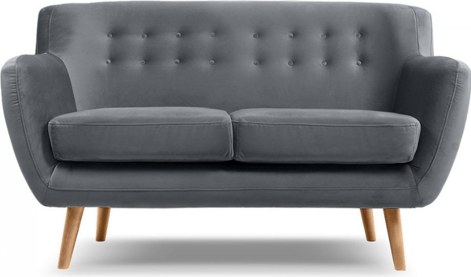 Двухместный диван Sydney серого цвета в аренду