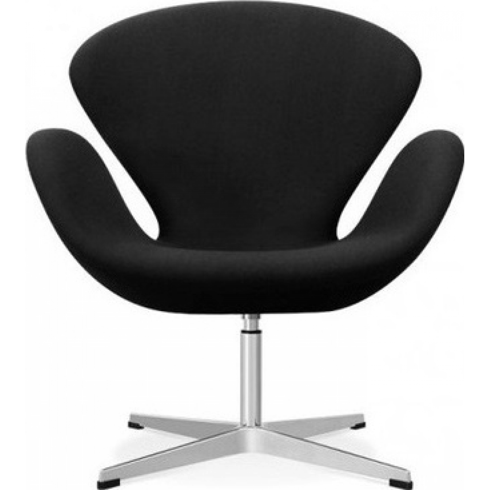 Кресло Swan черного цвета в аренду