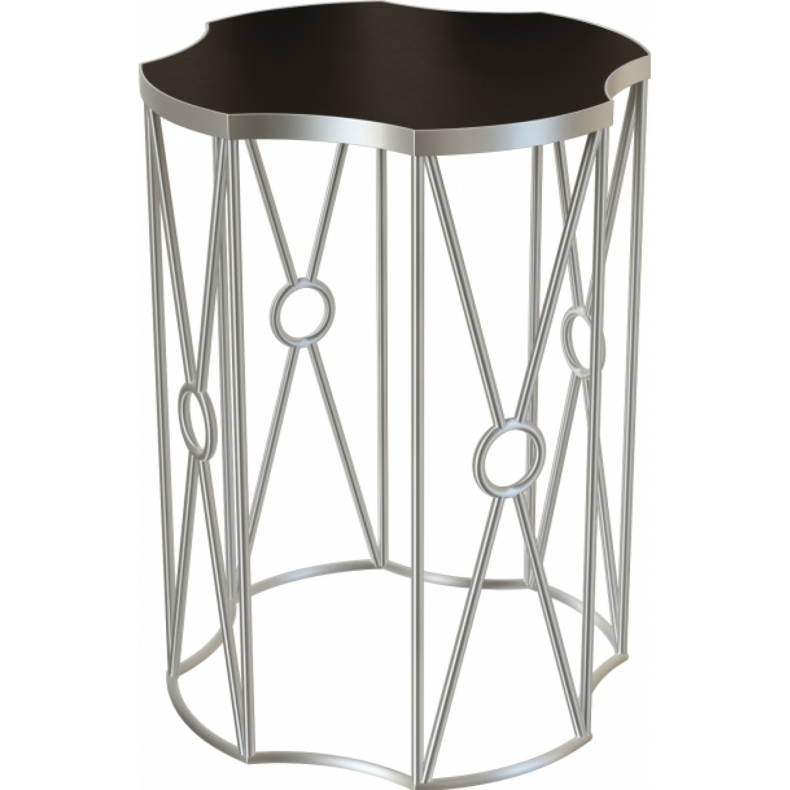 Журнальный стол Sun 70 серебристого цвета в аренду