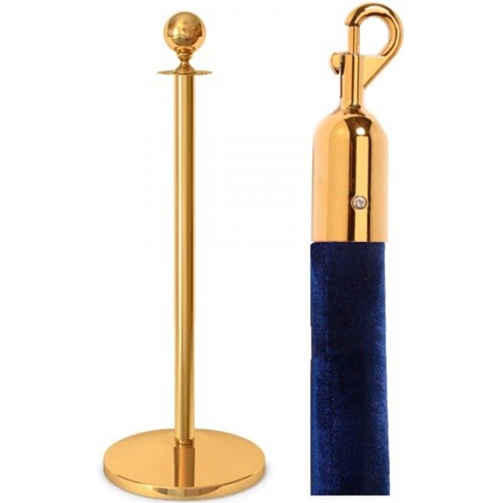 Столбик оградительный Guard золотистого цвета в аренду