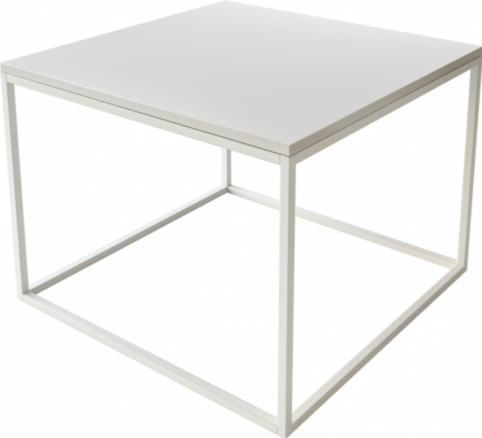 Журнальный стол Cube белого цвета в аренду