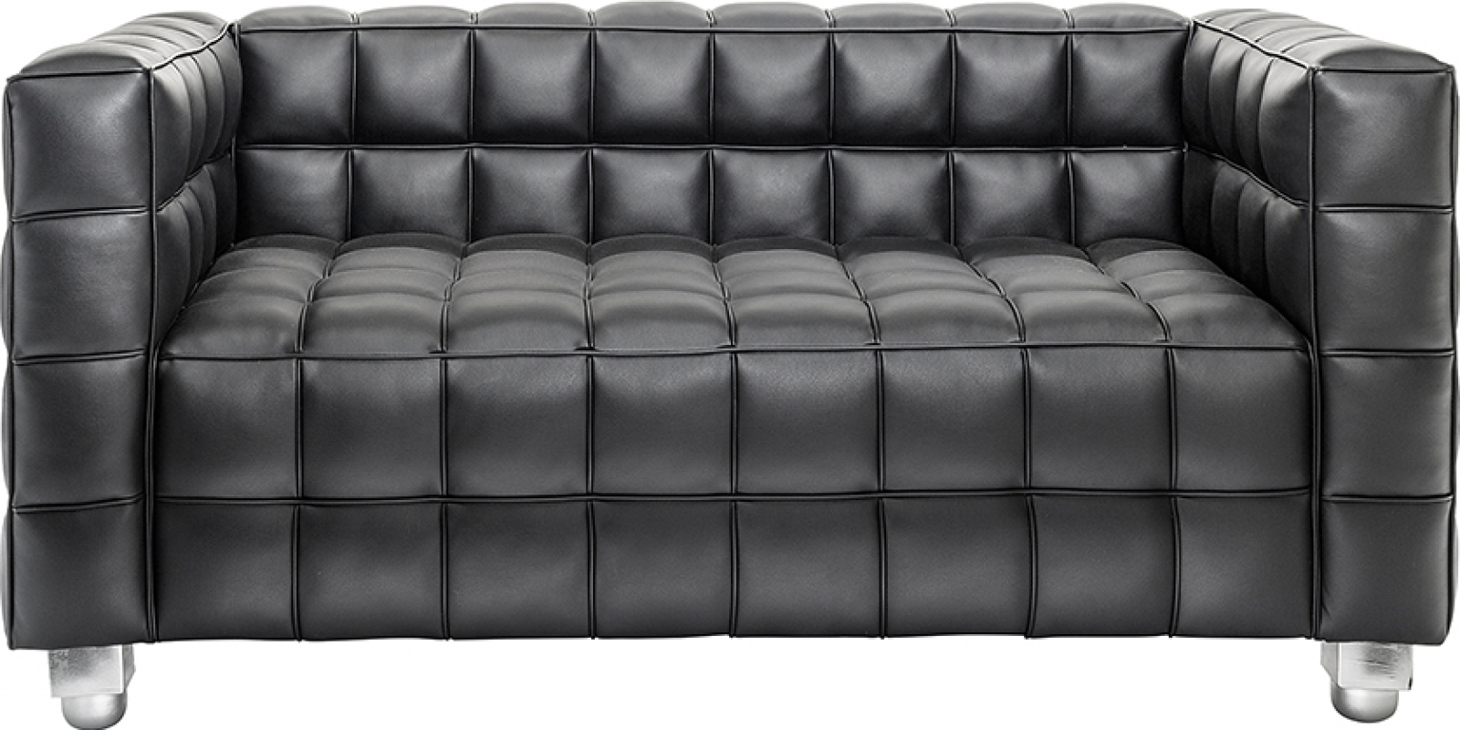 Двухместный диван Kubus черного цвета в аренду