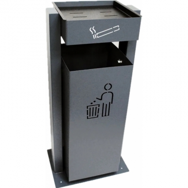Урна с пепельницей (31 л)