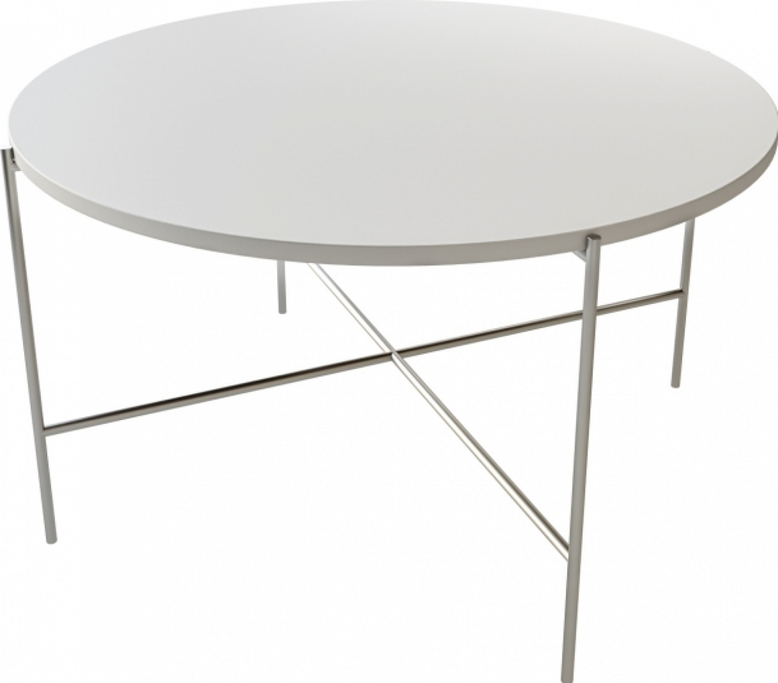 Журнальный стол Round белого цвета в аренду