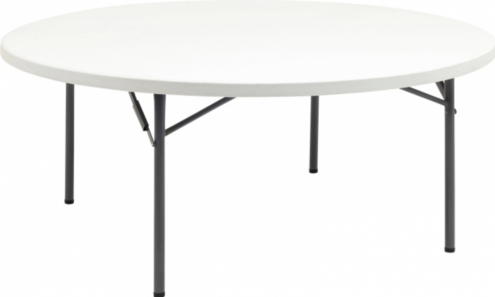 Стол 180 круглый белого цвета в аренду