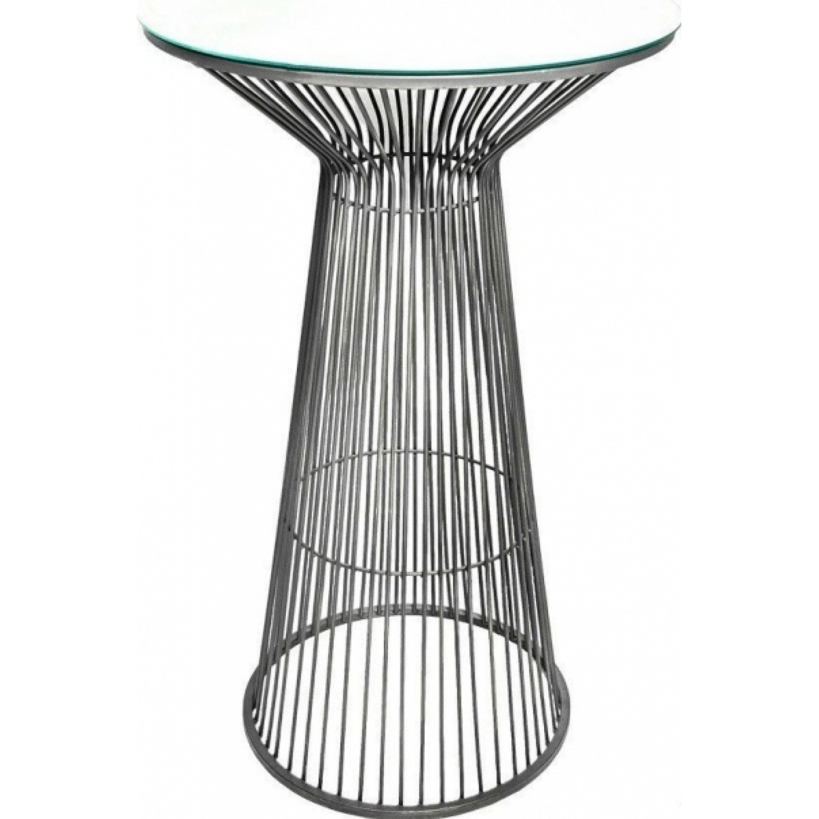 Барный стол Серебро серебристого цвета в аренду