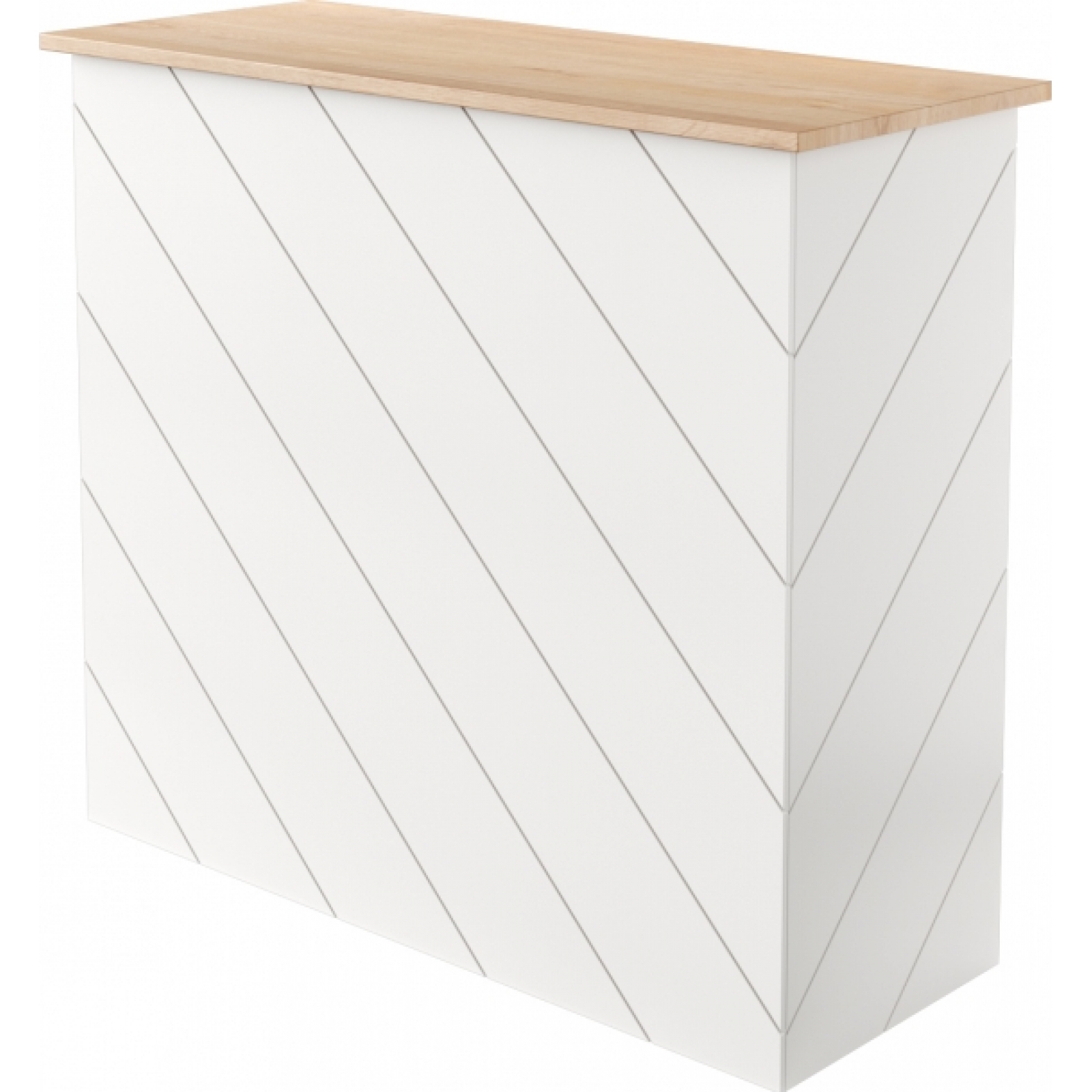 Барная стойка California белого цвета в аренду