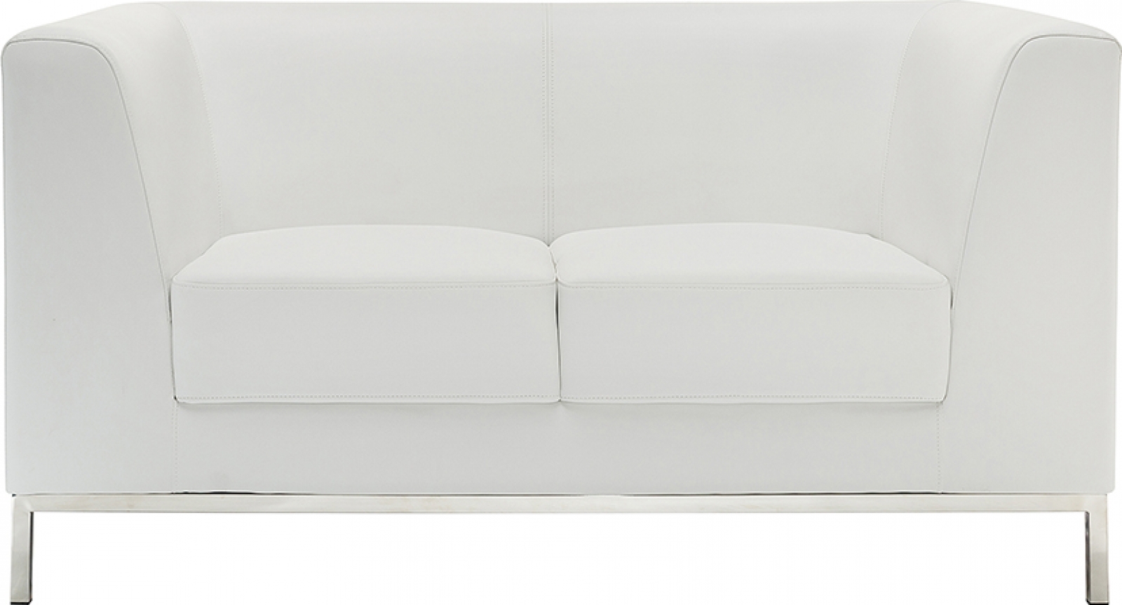 Двухместный диван President белого цвета в аренду