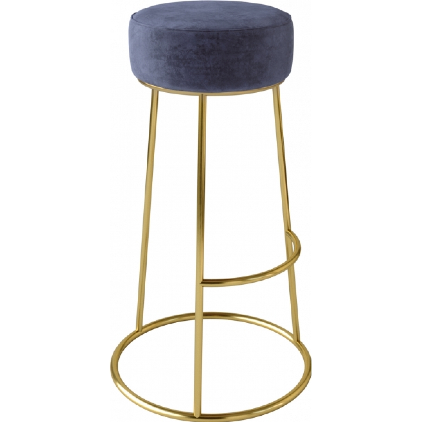 Барный стул Morbido синего цвета в аренду