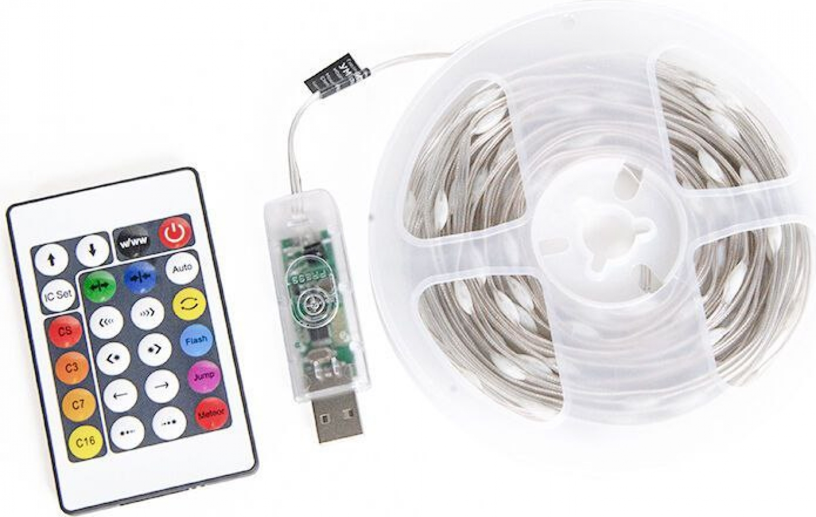 Светодиодная гирлянда 10 метров с пультом в аренду