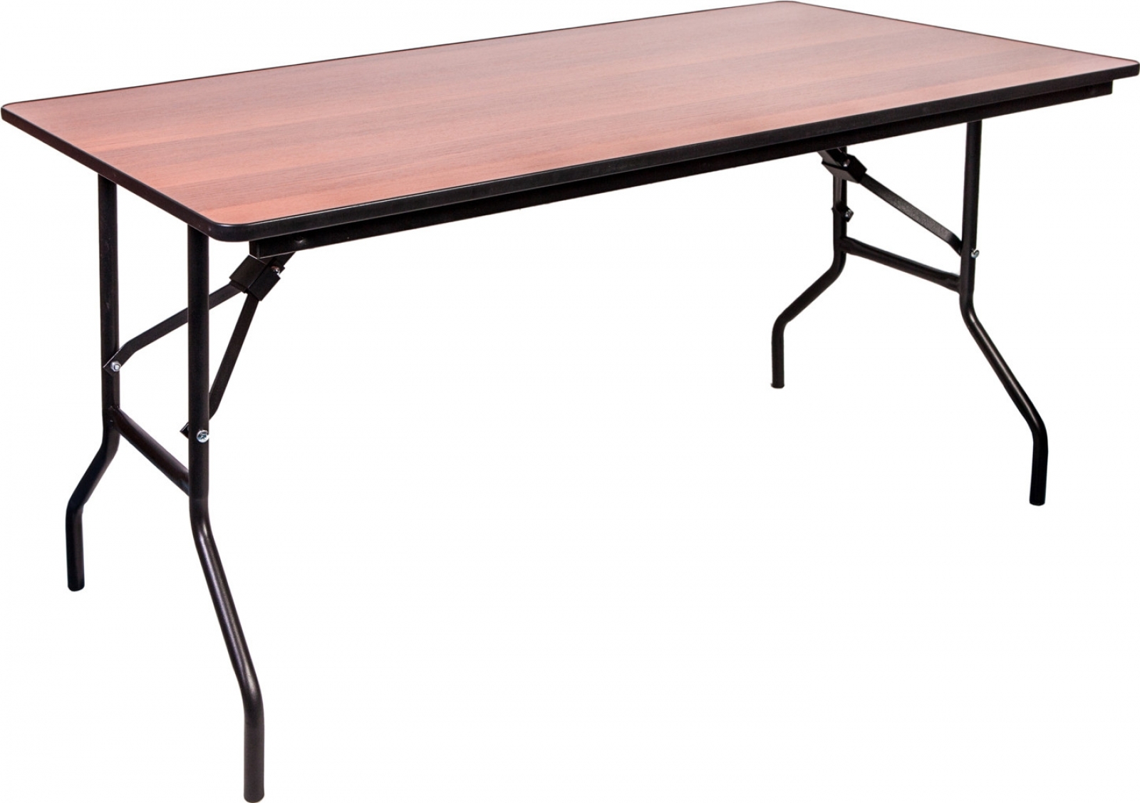 Складной стол коричневого цвета в аренду