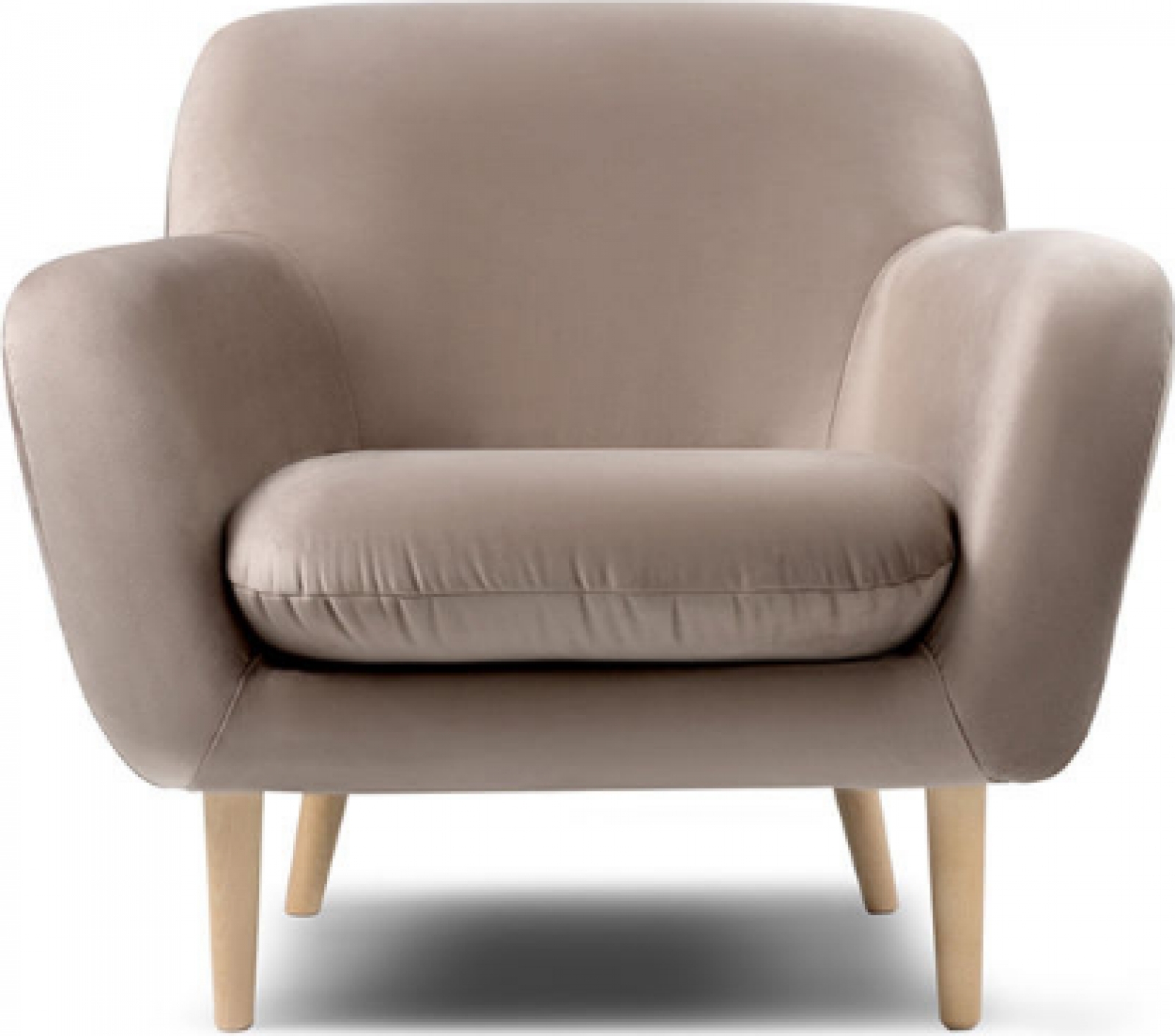 Кресло Danmark бежевого цвета в аренду