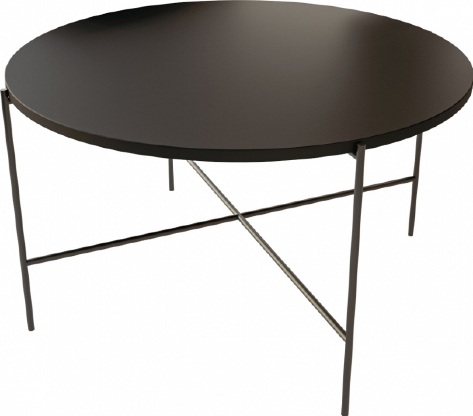 Журнальный стол Round черного цвета в аренду