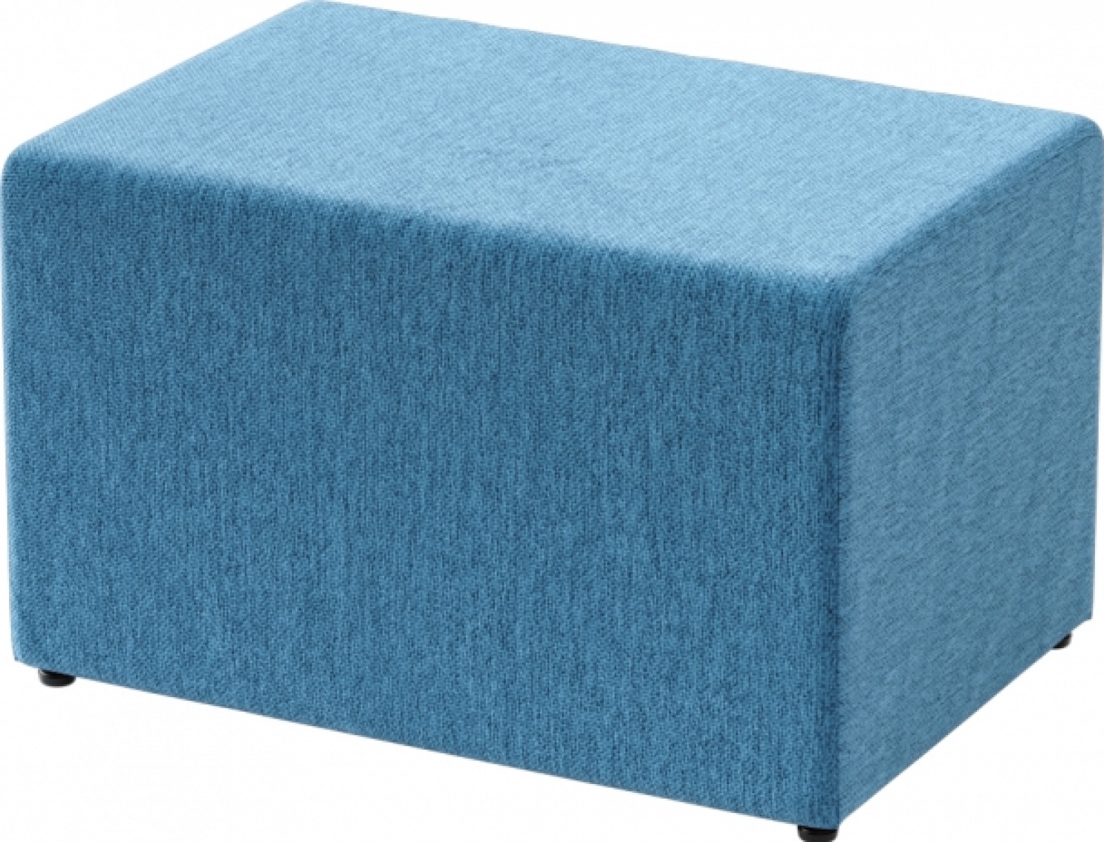 Пуф Block синего цвета в аренду