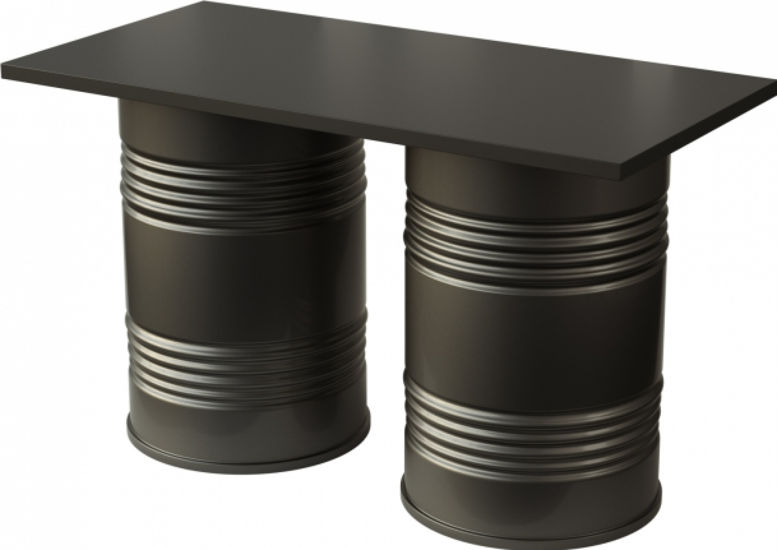 Барный стол Barrel 150 черного цвета в аренду