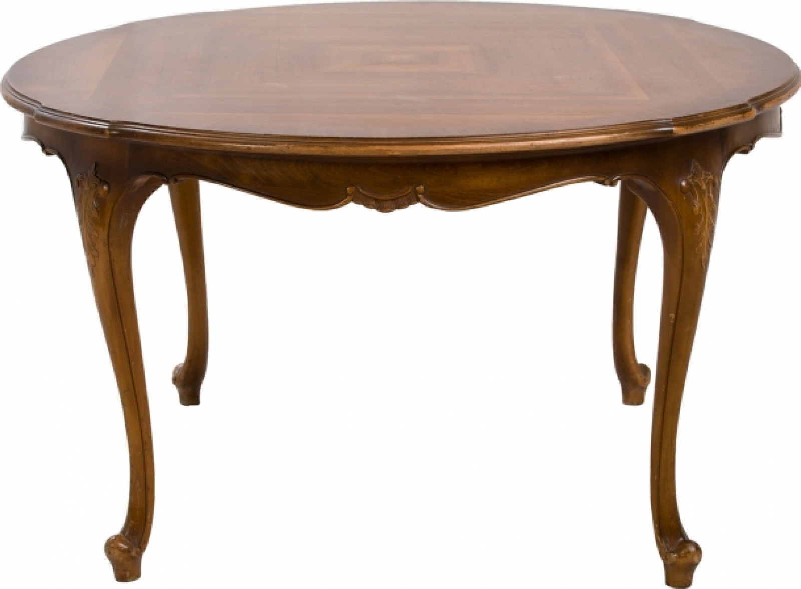 Журнальный стол Round Vintage коричневого цвета в аренду