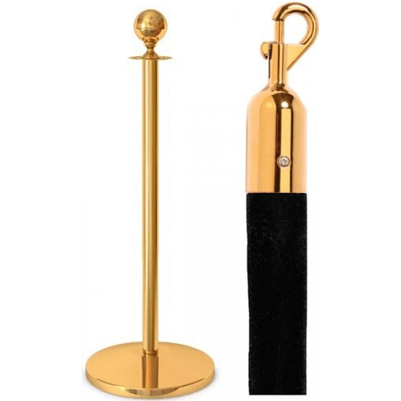 Столбик оградительный Guard золотистого цвета в аренду