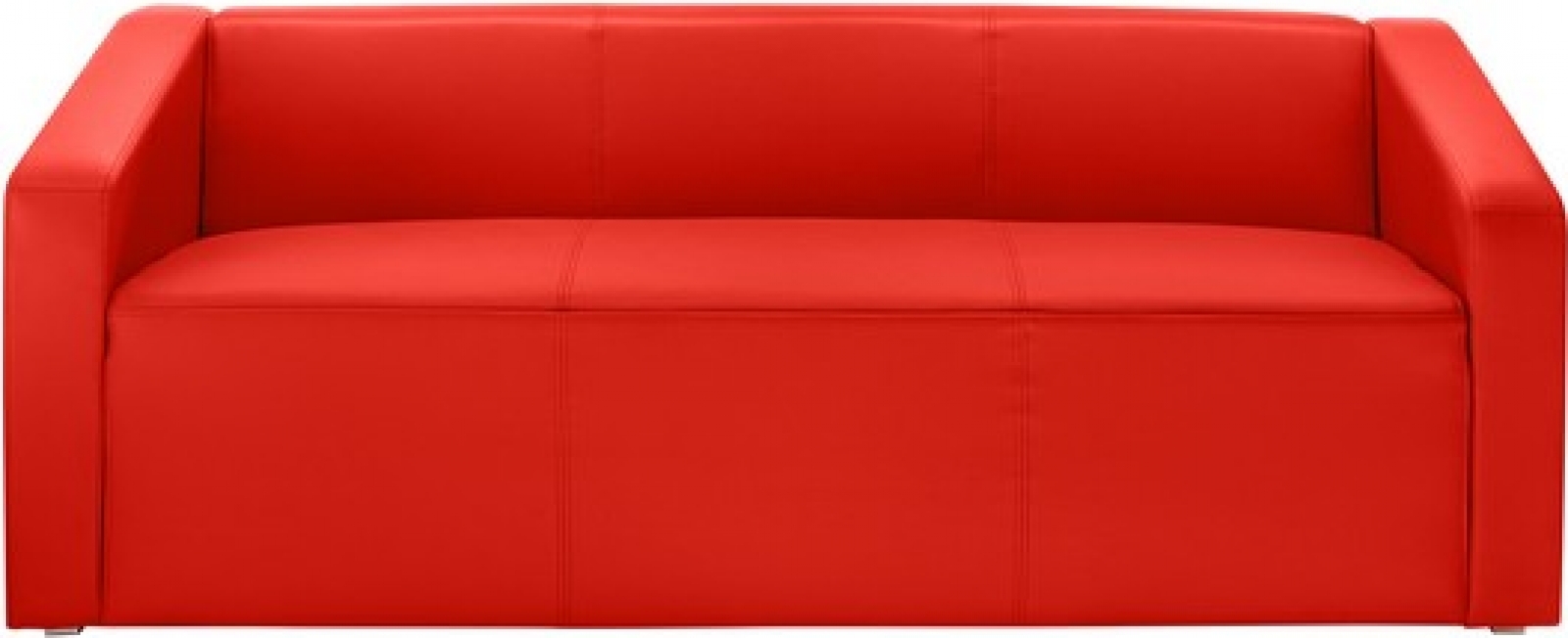 Трехместный диван Red Square красного цвета в аренду